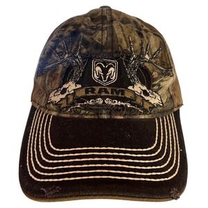 Dodge Ram Camo‎ Skull Snapback Hunter Trucker Hat Cap Fishing Grunge Skater